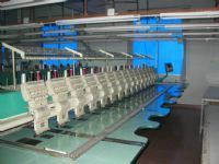 中豪刺繡電腦二手機交易市場-廣州市增城新塘匯美工業區-繡花機械。進口田島。百靈達。韓國機。大量國產繡花機。三合一特種繡。二合一等-產品展廳